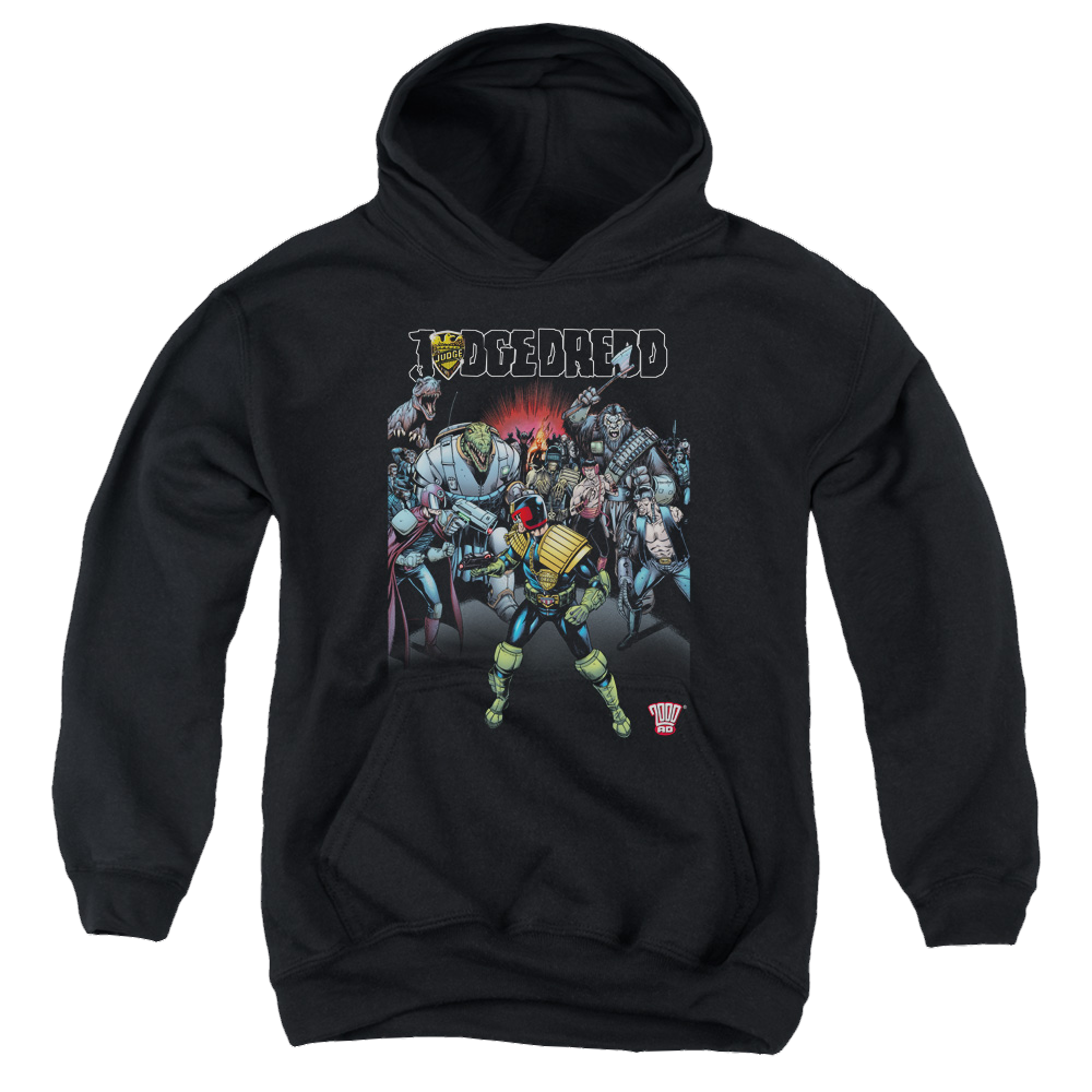 Judge Dredd Behind You Youth Hoodie (Ages 8-12) Youth Hoodie (Ages 8-12) Judge Dredd   