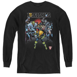Judge Dredd Behind You - Youth Long Sleeve T-Shirt Youth Long Sleeve T-Shirt Judge Dredd   