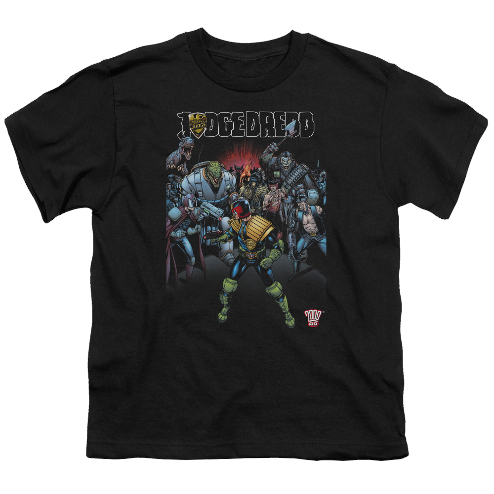 Judge Dredd Behind You Youth T-Shirt (Ages 8-12) Youth T-Shirt (Ages 8-12) Judge Dredd   