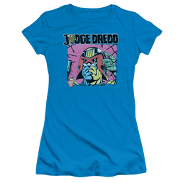 Judge Dredd Fenced Juniors T-Shirt Juniors T-Shirt Judge Dredd   