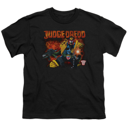 Judge Dredd Through Fire Youth T-Shirt (Ages 8-12) Youth T-Shirt (Ages 8-12) Judge Dredd   