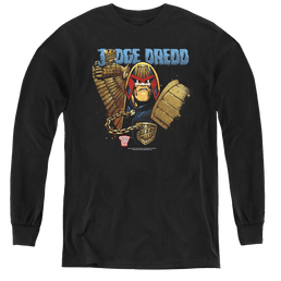 Judge Dredd Smile Scumbag - Youth Long Sleeve T-Shirt Youth Long Sleeve T-Shirt Judge Dredd   