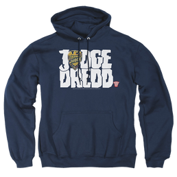 Judge Dredd Logo Pullover Hoodie Pullover Hoodie Judge Dredd   