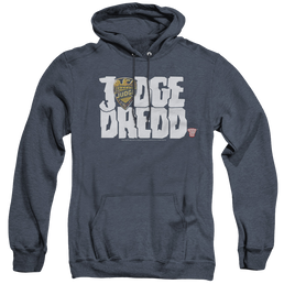 Judge Dredd Logo - Heather Pullover Hoodie Heather Pullover Hoodie Judge Dredd   