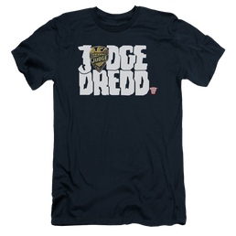 Judge Dredd Logo Men's Slim Fit T-Shirt Men's Slim Fit T-Shirt Judge Dredd   