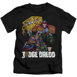 Judge Dredd Bike And Badge Kid's T-Shirt (Ages 4-7) Kid's T-Shirt (Ages 4-7) Judge Dredd   