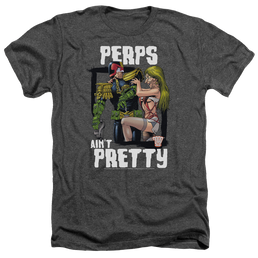 Judge Dredd Aint Pretty Men's Heather T-Shirt Men's Heather T-Shirt Judge Dredd   