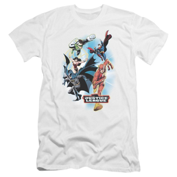 Flash, The At Your Service - Men's Premium Slim Fit T-Shirt Men's Premium Slim Fit T-Shirt The Flash   