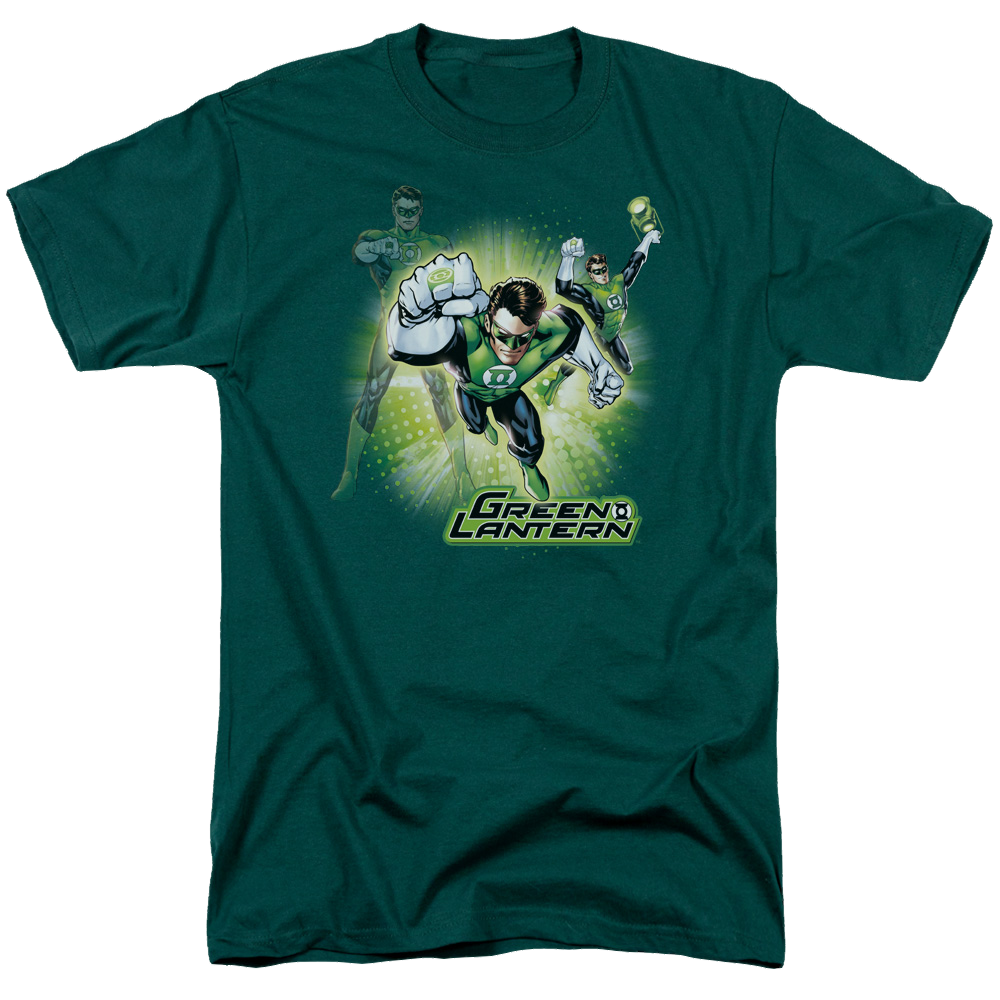 Green Lantern Lantern Burst - Men's Regular Fit T-Shirt Men's Regular Fit T-Shirt Green Lantern   