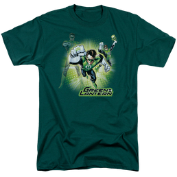 Green Lantern Lantern Burst - Men's Regular Fit T-Shirt Men's Regular Fit T-Shirt Green Lantern   