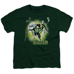 Green Lantern Lantern Burst - Youth T-Shirt Youth T-Shirt (Ages 8-12) Green Lantern   