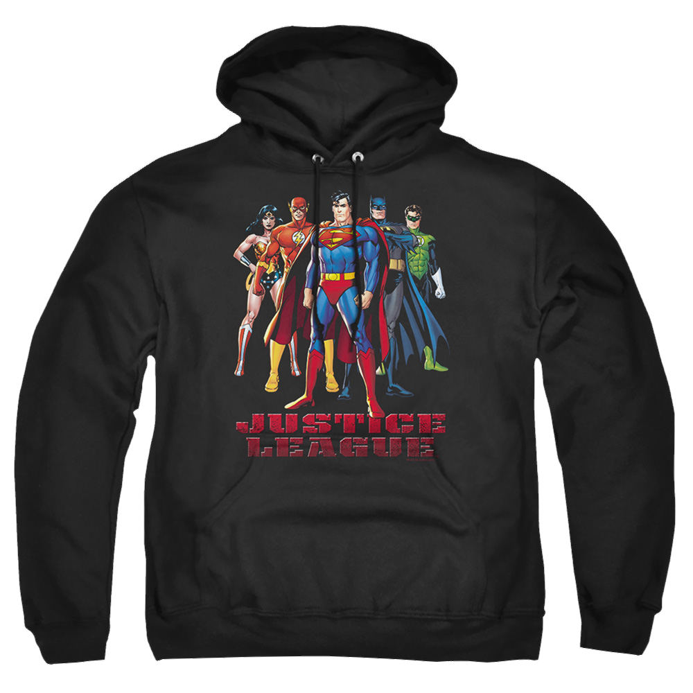 Justice League In League Pullover Hoodie Pullover Hoodie Justice League   