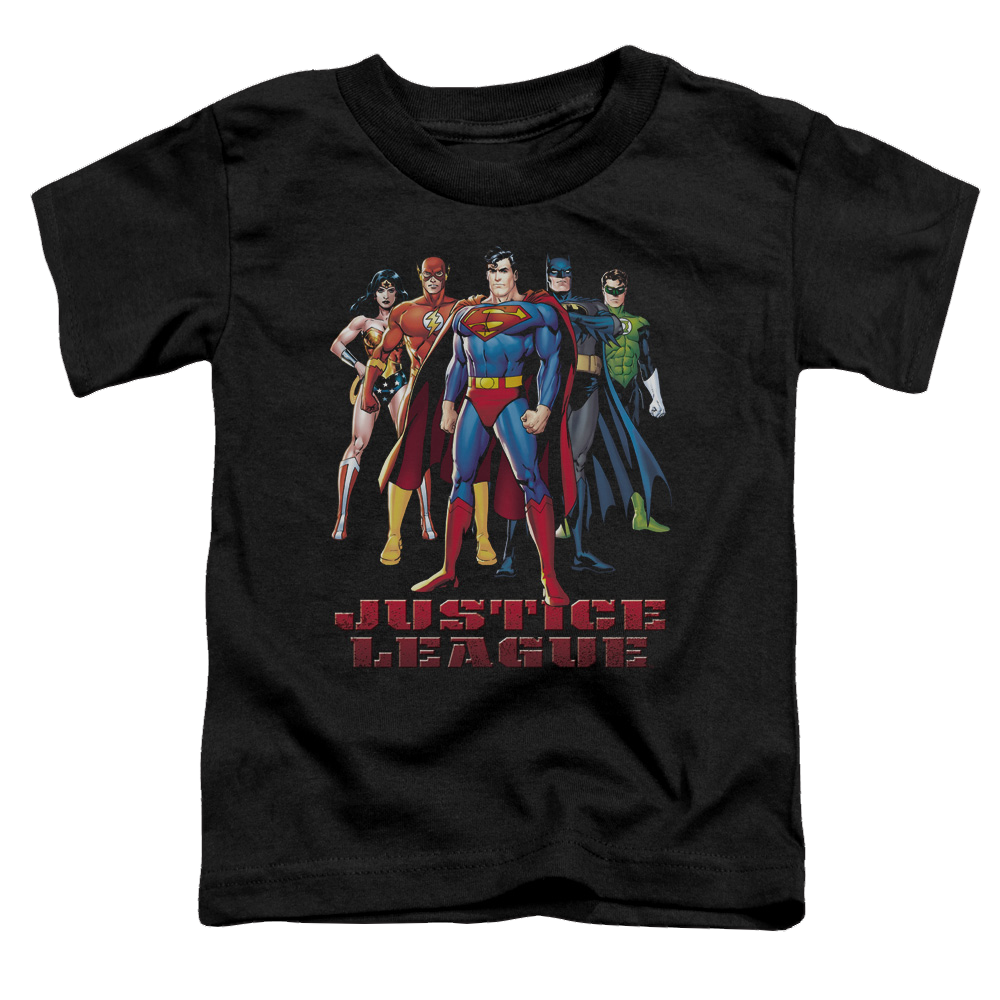 Justice League In League - Toddler T-Shirt Toddler T-Shirt Justice League   