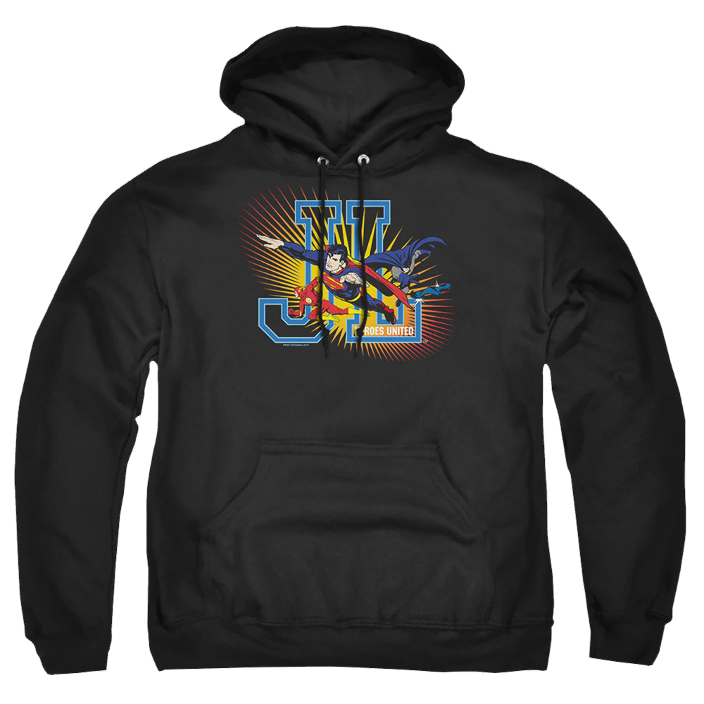 Justice League Heroes United Pullover Hoodie Pullover Hoodie Justice League   