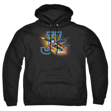 Justice League Heroes United Pullover Hoodie Pullover Hoodie Justice League   