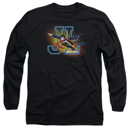 Justice League Heroes United Men's Long Sleeve T-Shirt Men's Long Sleeve T-Shirt Justice League   