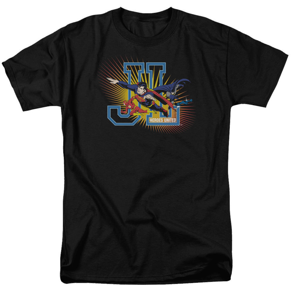 Justice League Heroes United Men's Regular Fit T-Shirt Men's Regular Fit T-Shirt Justice League   