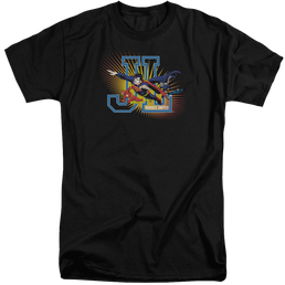 Justice League Heroes United Men's Tall Fit T-Shirt Men's Tall Fit T-Shirt Justice League   