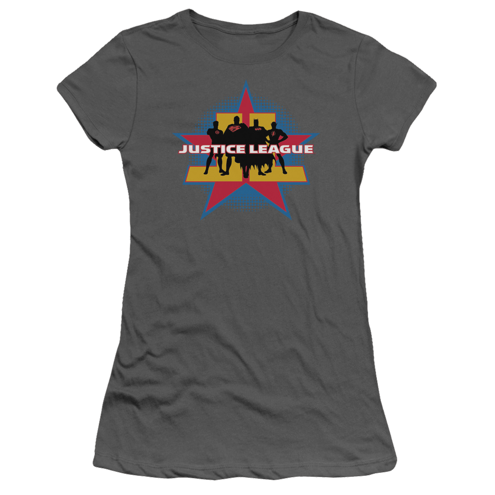 Justice League Stand Tall Juniors T-Shirt Juniors T-Shirt Justice League   