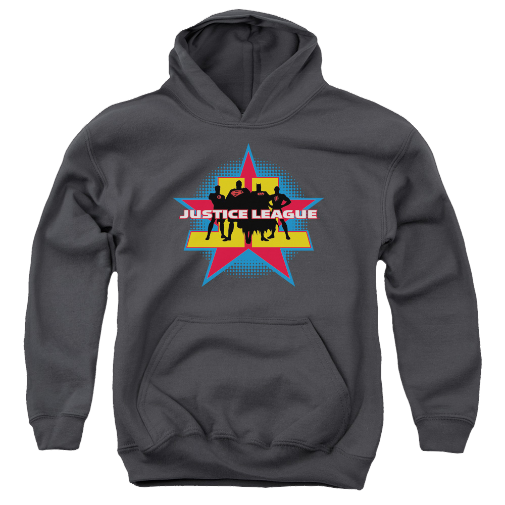 Justice League Stand Tall - Youth Hoodie Youth Hoodie (Ages 8-12) Justice League   