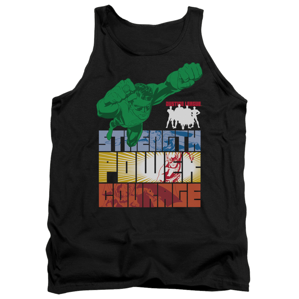 Justice League Heroic Qualities Men's Tank Men's Tank Justice League   