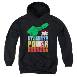 Justice League Heroic Qualities - Youth Hoodie Youth Hoodie (Ages 8-12) Justice League   