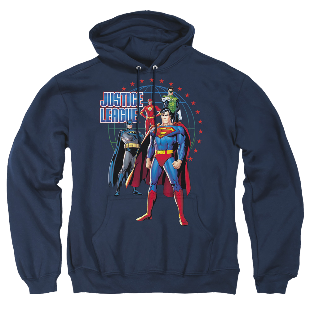 Justice League Protectors Pullover Hoodie Pullover Hoodie Justice League   