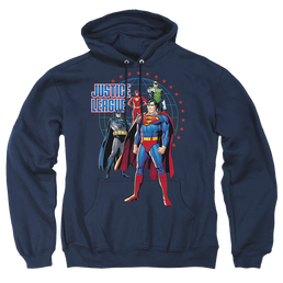 Justice League Protectors Pullover Hoodie Pullover Hoodie Justice League   