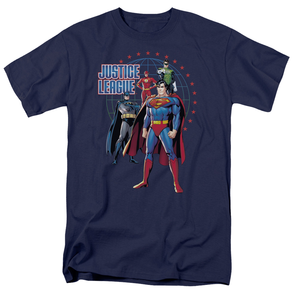 Justice League Protectors Men's Regular Fit T-Shirt Men's Regular Fit T-Shirt Justice League   