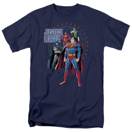 Justice League Protectors Men's Regular Fit T-Shirt Men's Regular Fit T-Shirt Justice League   