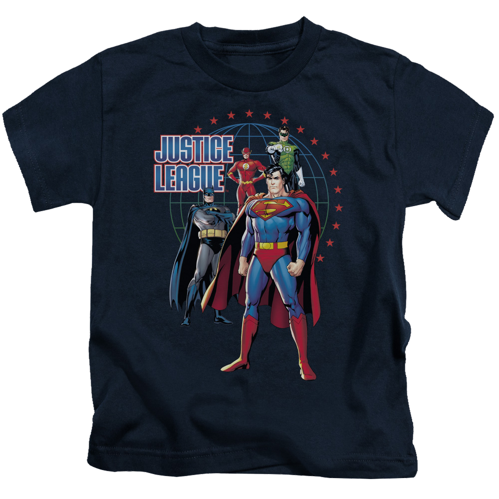 Justice League Protectors - Kid's T-Shirt Kid's T-Shirt (Ages 4-7) Justice League   