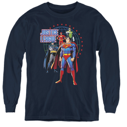 Justice League Protectors - Youth Long Sleeve T-Shirt Youth Long Sleeve T-Shirt Justice League   