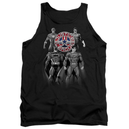Justice League Shades Of Gray Men's Tank Men's Tank Justice League   
