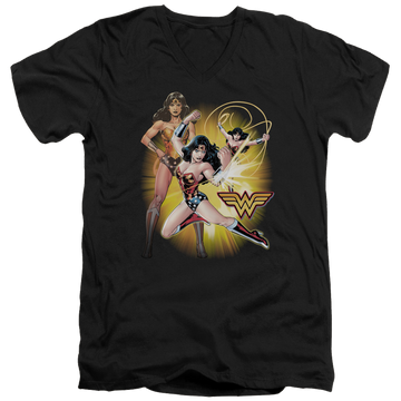 Justice League Wonder Woman Men's V-Neck T-Shirt Men's V-Neck T-Shirt Wonder Woman   