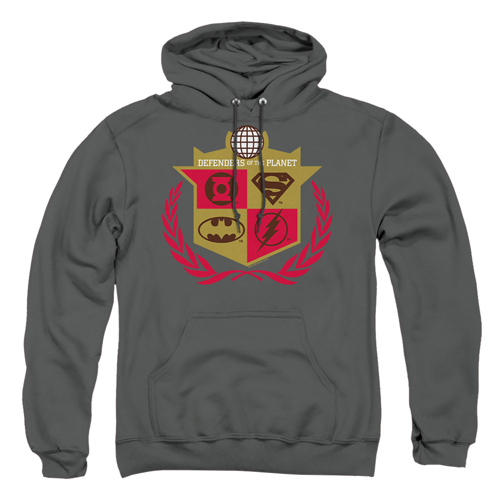 Justice League Defenders Pullover Hoodie Pullover Hoodie Justice League   