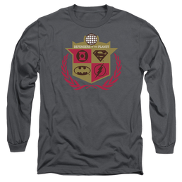 Justice League Defenders Men's Long Sleeve T-Shirt Men's Long Sleeve T-Shirt Justice League   
