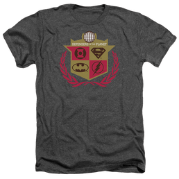 Justice League Defenders Men's Heather T-Shirt Men's Heather T-Shirt Justice League   