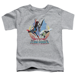 Justice League Team Power - Kid's T-Shirt Kid's T-Shirt (Ages 4-7) Justice League   