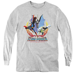 Justice League Team Power - Youth Long Sleeve T-Shirt Youth Long Sleeve T-Shirt Justice League   