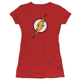Flash, The Flash Logo - Juniors T-Shirt Juniors T-Shirt The Flash   
