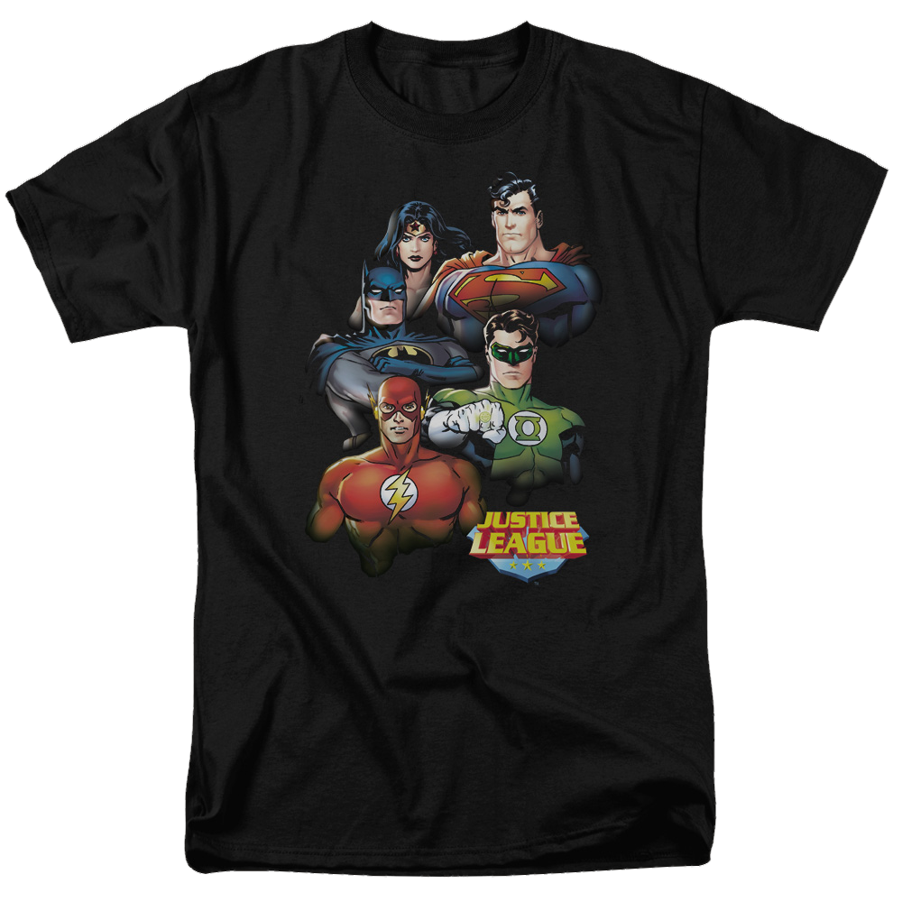 Justice League Group Portrait Men's Regular Fit T-Shirt Men's Regular Fit T-Shirt Justice League   