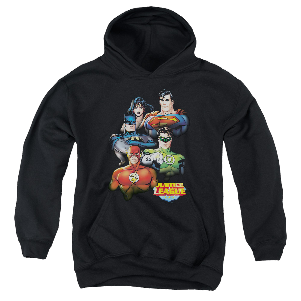 Justice League Group Portrait - Youth Hoodie Youth Hoodie (Ages 8-12) Justice League   