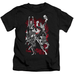 Justice League Jla Explosion - Kid's T-Shirt Kid's T-Shirt (Ages 4-7) Justice League   
