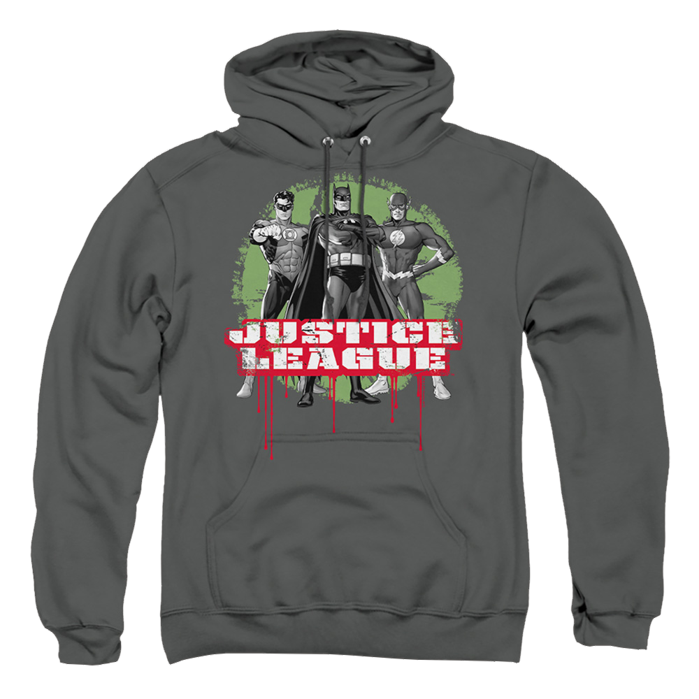 Justice League Jla Trio Pullover Hoodie Pullover Hoodie Justice League   