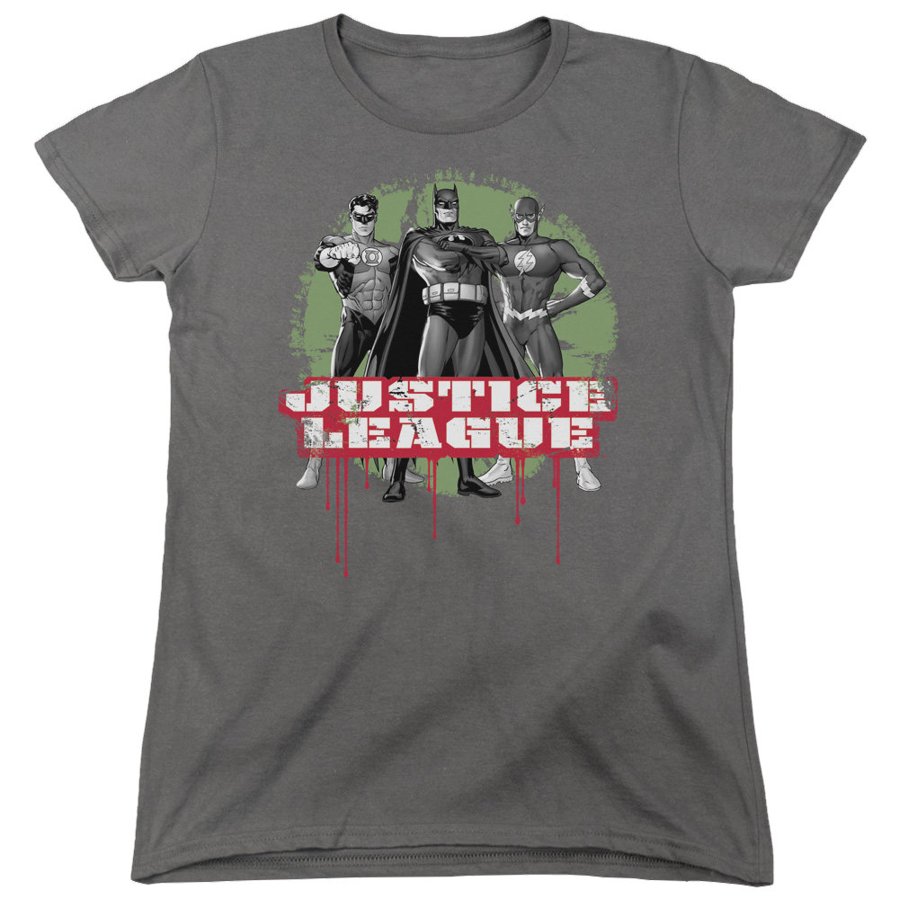 Justice League Jla Trio Women's T-Shirt Women's T-Shirt Justice League   