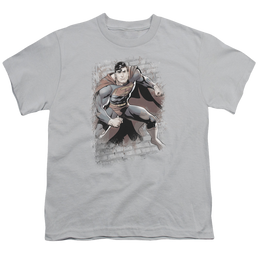Superman Superman Bricks - Youth T-Shirt Youth T-Shirt (Ages 8-12) Superman   