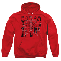 Justice League Five Stars Pullover Hoodie Pullover Hoodie Justice League   
