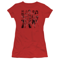 Justice League Five Stars Juniors T-Shirt Juniors T-Shirt Justice League   