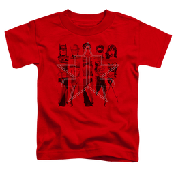 Justice League Five Stars - Kid's T-Shirt Kid's T-Shirt (Ages 4-7) Justice League   