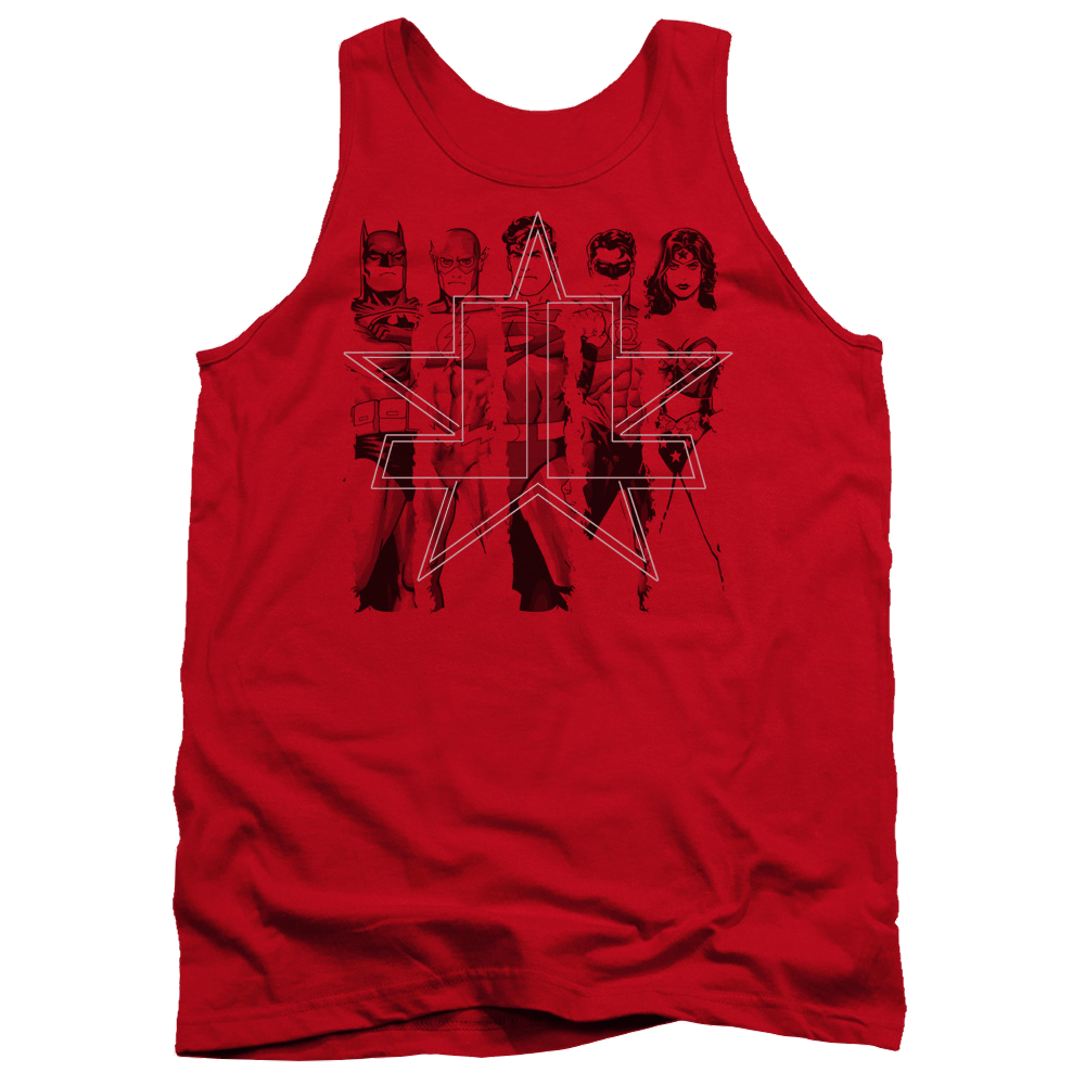 Justice League Five Stars Men's Tank Men's Tank Justice League   